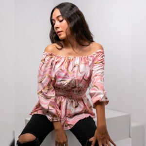 Shirred Waist Blouse