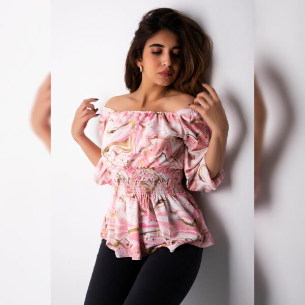 Shirred Waist Blouse - Image 3