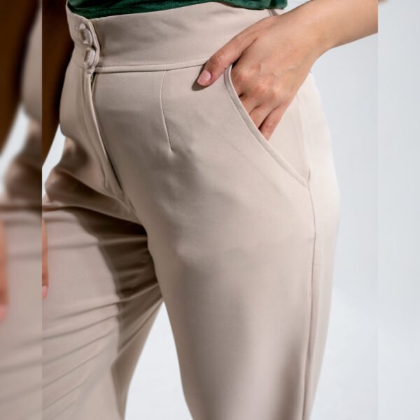 High Waist Wide Leg Classic Pant - Image 17