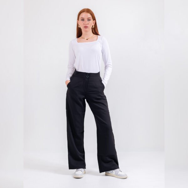 Square Neck . Long Sleeve  Top - Image 6
