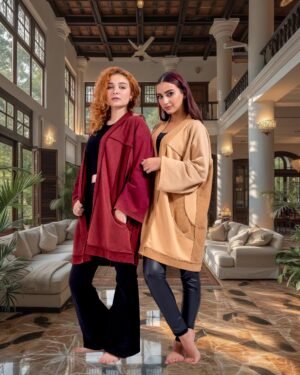 Cardigan Washed Oversize Sweatshirt